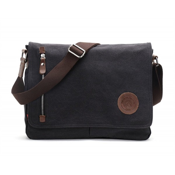 Sechunk Leather Messenger Shoulder Crossbody