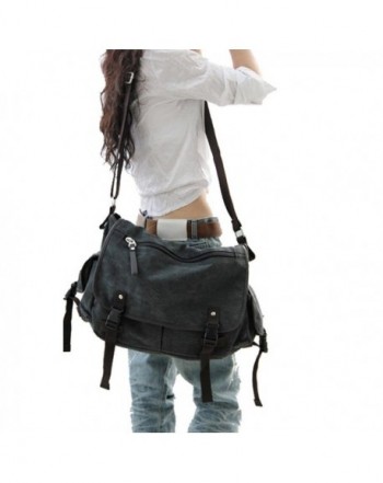 Vintage Canvas Messenger Laptop Shoulder