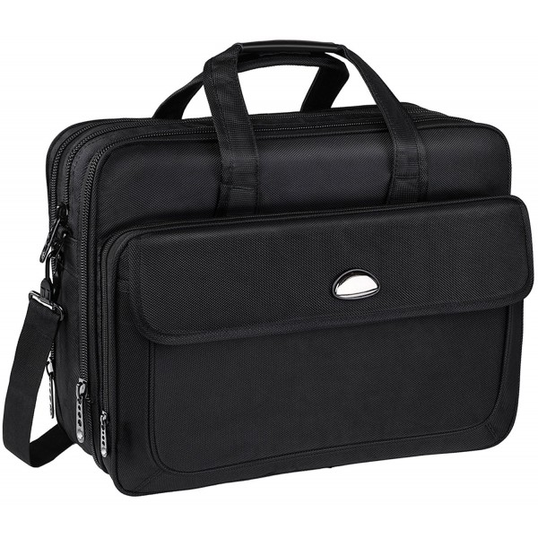 Briefcase Expandable Resisatant Briefcases Tablet Black