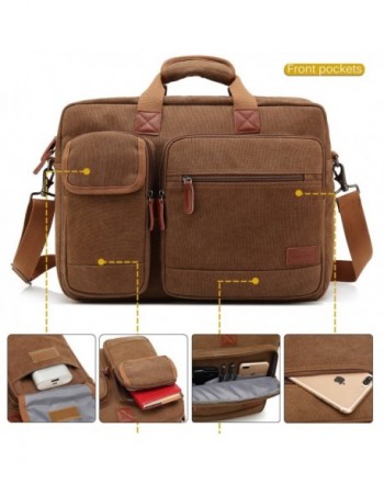 Messenger Briefcase Protective Multi functional - Coffee - CR189UU5S0Z