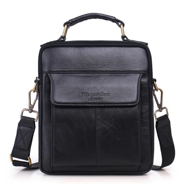 Leather Crossbody Shoulder Messenger Briefcase