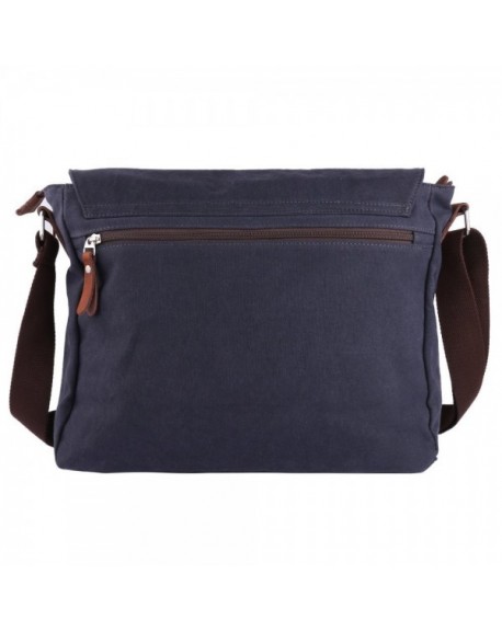 Canvas Messenger Bag 13 Inch Laptop Shoulder Bag for Men and Women ...