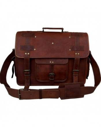 VINTAGE COUTURE messenger briefcase distressed