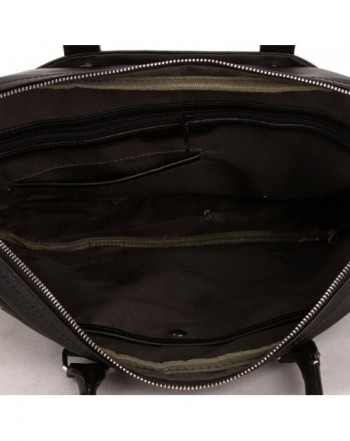 Briefcases For Men Leather Laptop Handbag Messenger Mens Business Bag ...