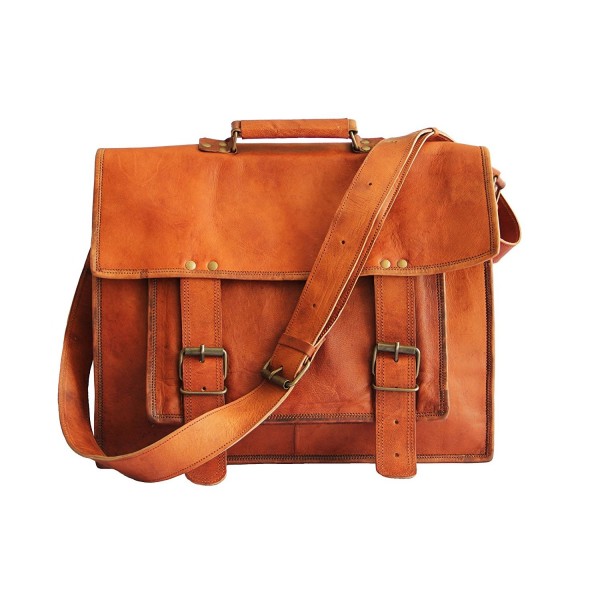 Inches Leather Cross body Messenger Laptop