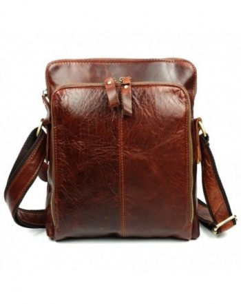 BAIGIO Vintage Messenger Shoulder Burgundy