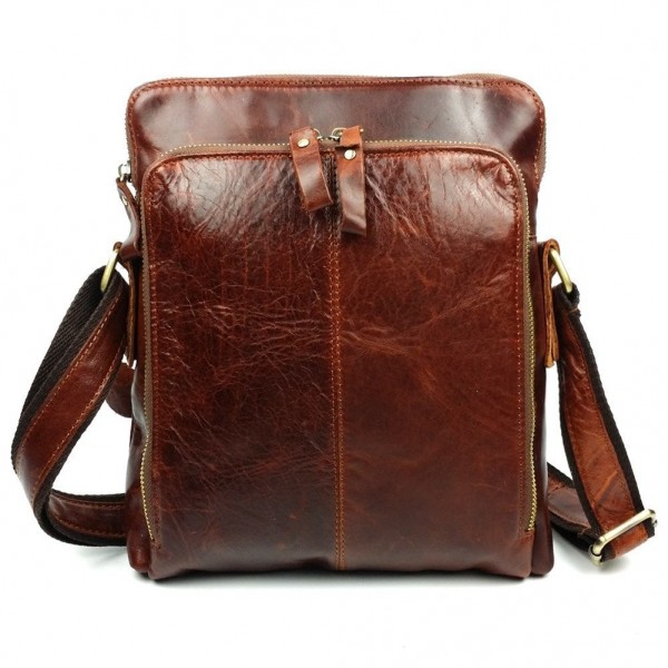 BAIGIO Vintage Messenger Shoulder Burgundy