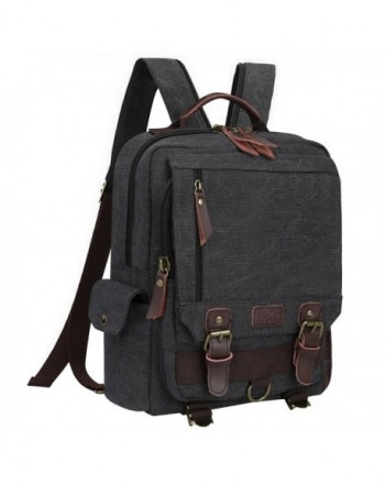 S ZONE Messenger Shoulder Backpack Gray Zipper