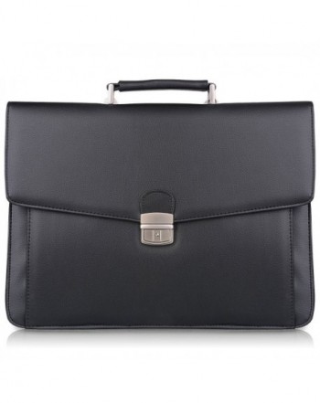 S ZONE Microfiber Flapover Briefcase Messenger