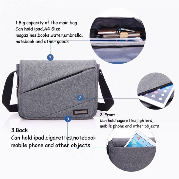 Shoulder BagLaptop Business Messenger Bag for Men and Women - Blue ...