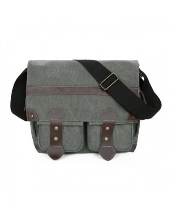 Leather Vintage Military Messenger Shoulder