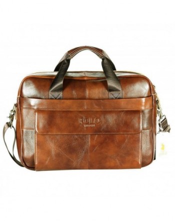 Business Briefcase Shoulder Messenger Brown np