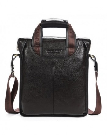 BOSTANTEN Leather Briefcase Messenger Business