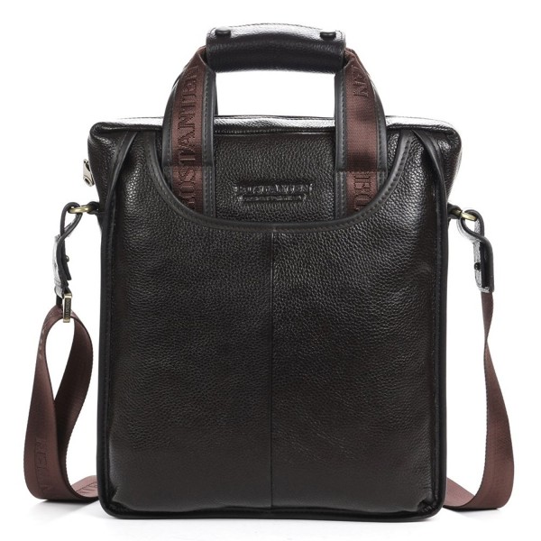 BOSTANTEN Leather Briefcase Messenger Business