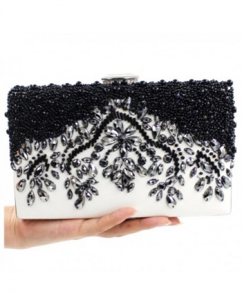 Black Beaded Clutch Purses Evening