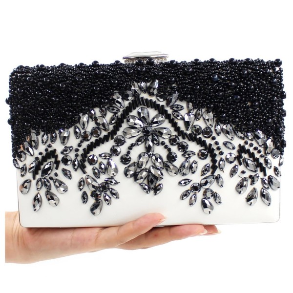 Black Beaded Clutch Purses Evening