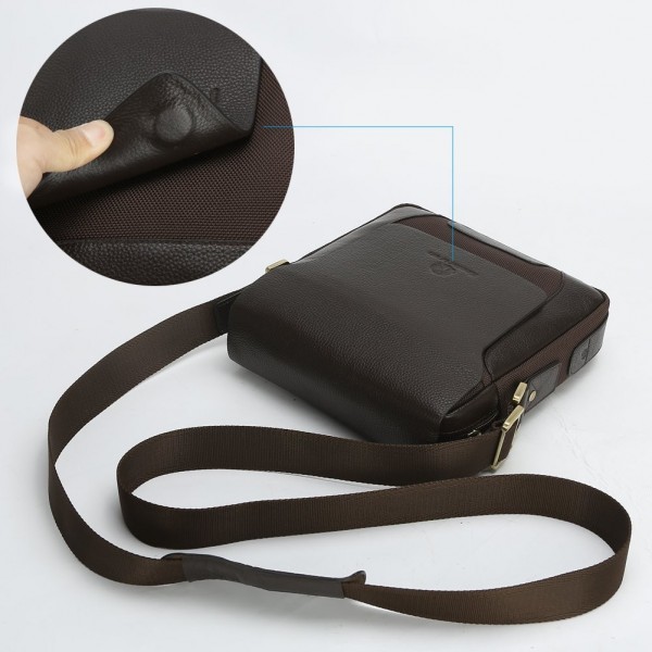 Men Male Genuine Leather Shoulder Bag Handbags Briefcase for the Office ...