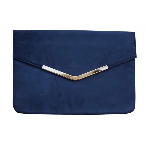 Chicastic Suede Envelope Clutch Purse