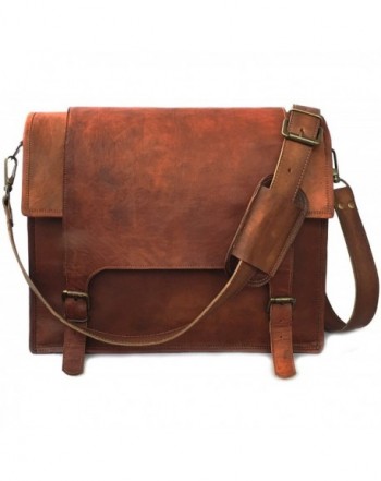 VINTAGE COUTURE Messenger Briefcase Distressed