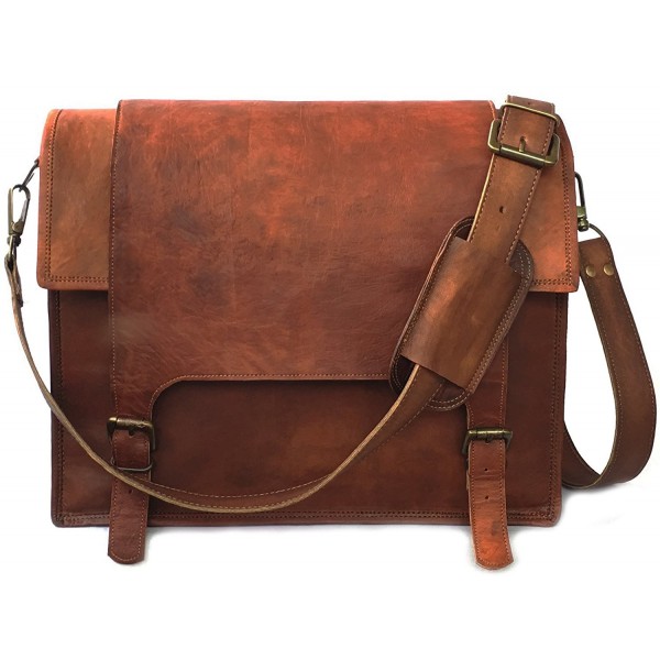 VINTAGE COUTURE Messenger Briefcase Distressed