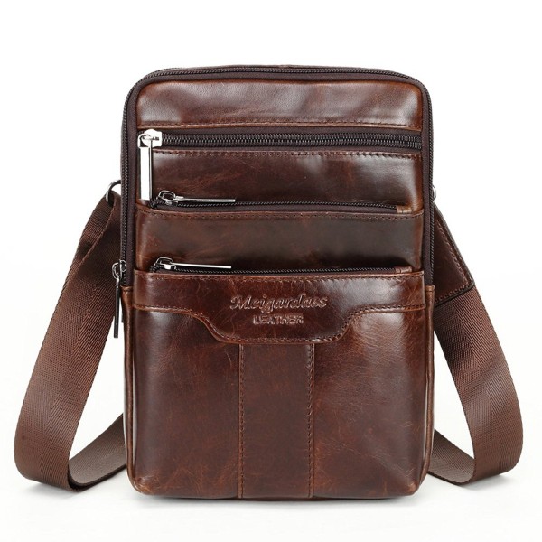 Langzu Genuine Messenger Shoulder Crossbody