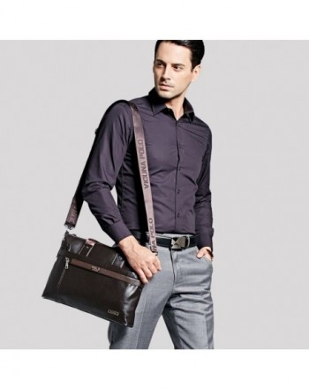man with laptop bag