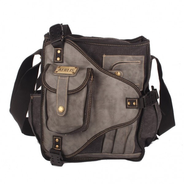 Shoulder Innturt Canvas Messenger Sling