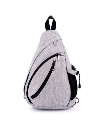 Sling Bag Canvas Travel Small Backpack Crossbody Shoulder Bag for Men & Women - C8186N4MKN8