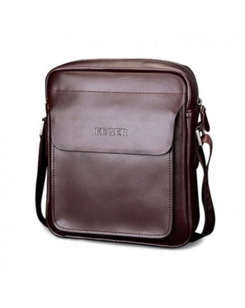 Leather Shoulder Travel Messenger Business