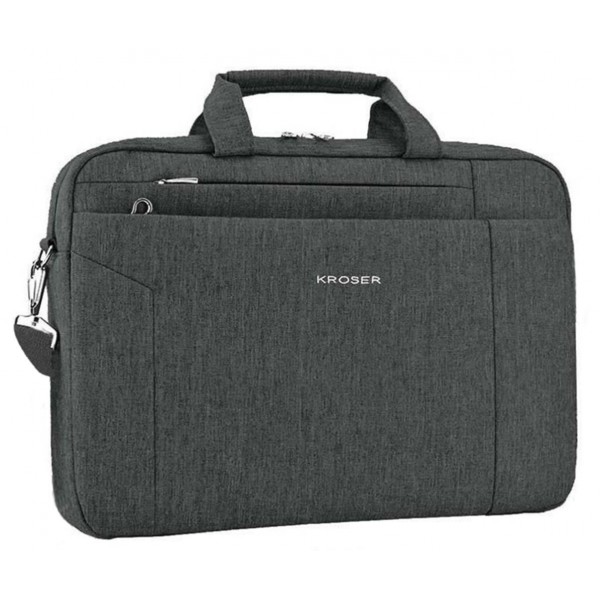 KROSER Briefcase Messenger Bussiness Inch BlackGrey