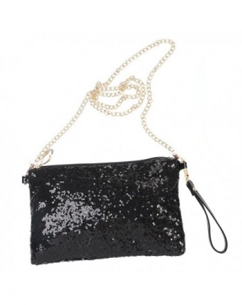 LUOEM Glitter Handbag Shoulder Evening