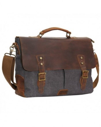 Berchirly Vintage Messenger Shoulder 15 6Inch