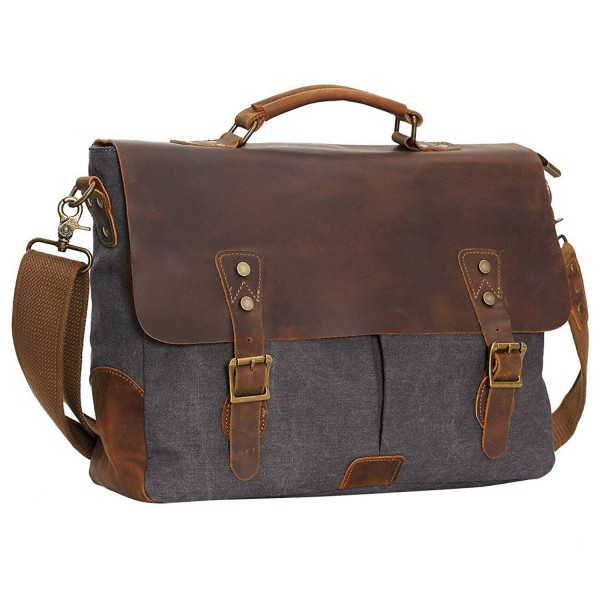 Berchirly Vintage Messenger Shoulder 15 6Inch