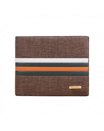 BESSKY Business Striped Section Leather