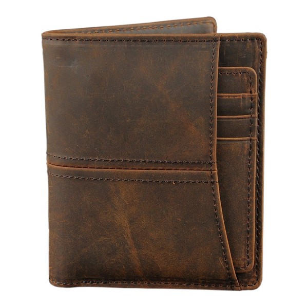 Leaokuu Genuine Leather Passcase Vertical