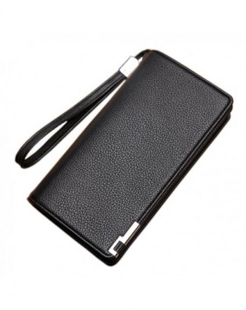 Litchi Pattern Leather Notecase Cellphone