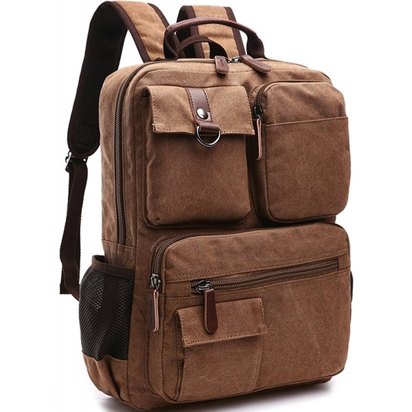 Yousu Canvas Backpack School Daypack