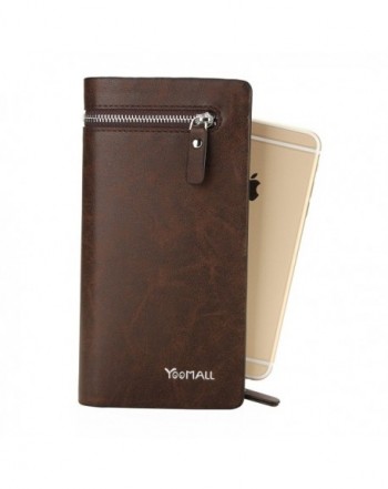 YOOMALL Genuine Leather Checkbook Organizer