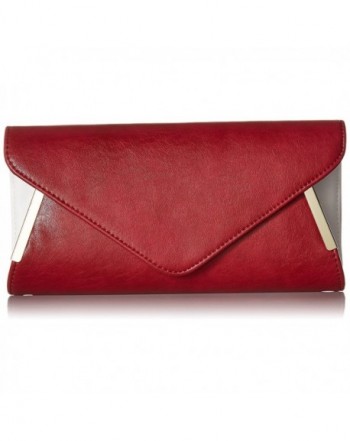 Leather Envelope Crossbody Detachable Shoulder