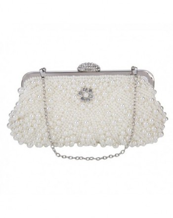 SISJULY Clutches Evening Handbags P2 White