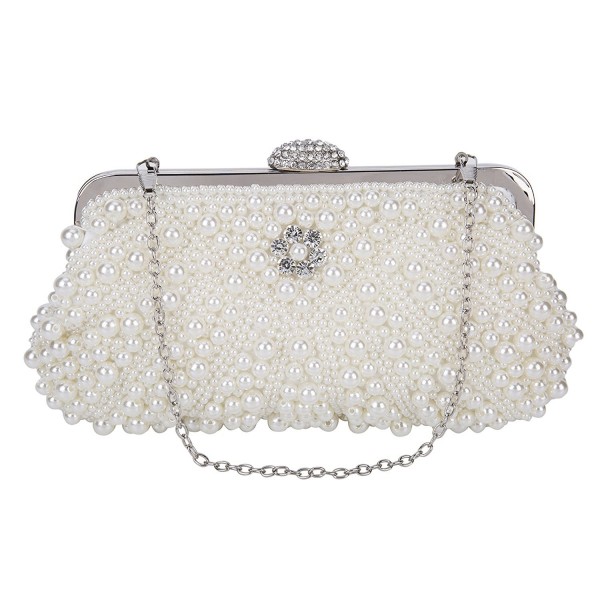 SISJULY Clutches Evening Handbags P2 White