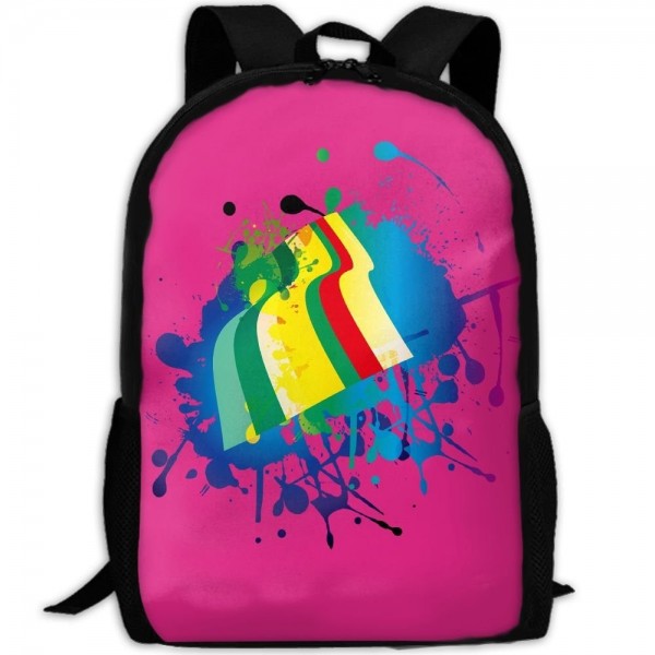 Colourful Rainbow Shoulder Backpacks Traveling