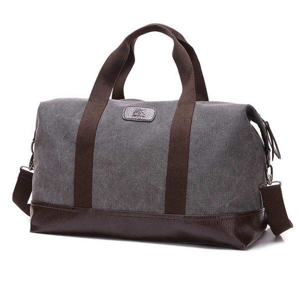 Yousu Canvas Leather Overnight Weekender