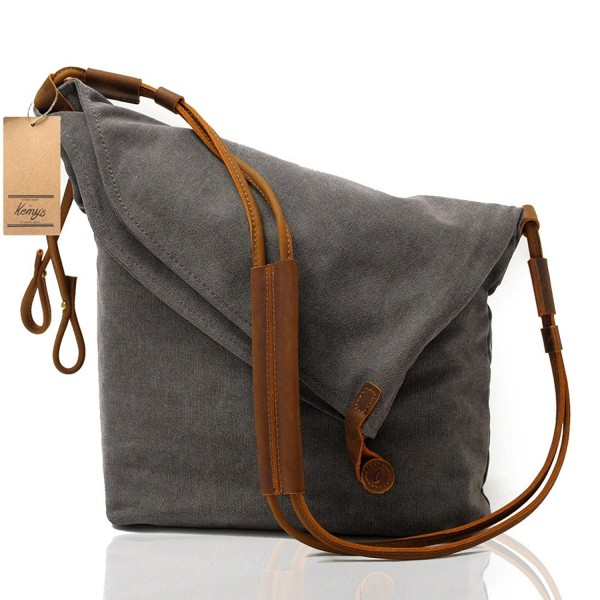 Oversized Canvas Crossbody Bags Vintage Messenger Bag Shoulder Satchel ...