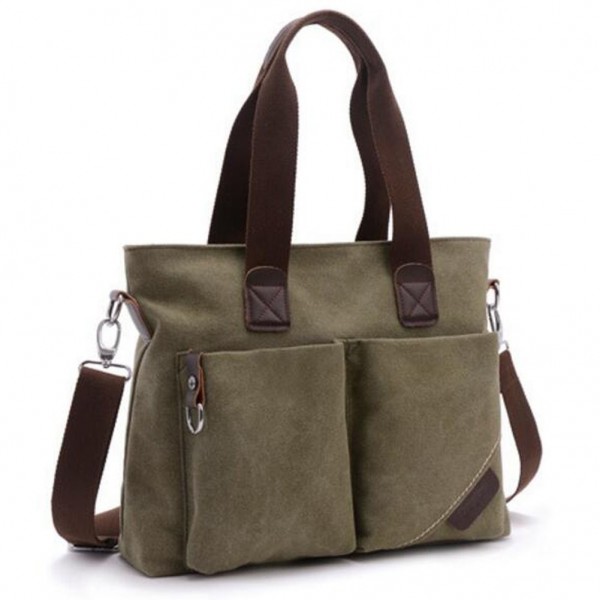 Handle Satchel Handbags Canvas Shoulder