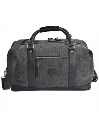 ESTALON Leather Overnight Weekend Luggage