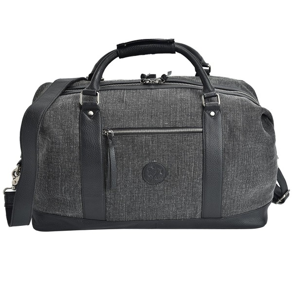 ESTALON Leather Overnight Weekend Luggage