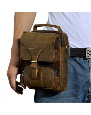 Leaokuu Leather Sling Messenger Shoulder