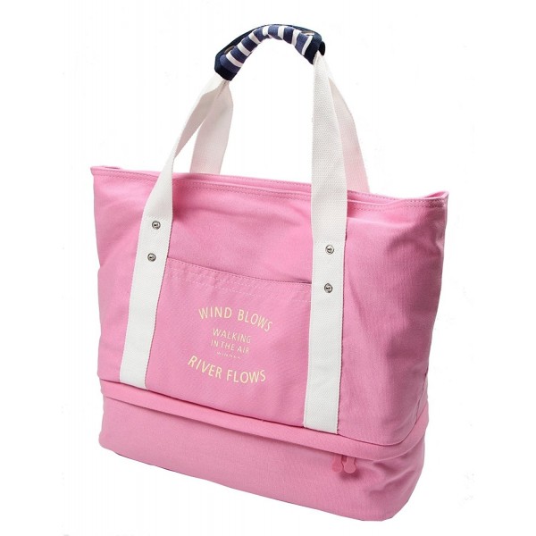 Travel Bag Canvas Large-Size Handbag Carry-On Shoulder Tote Duffel Bag ...