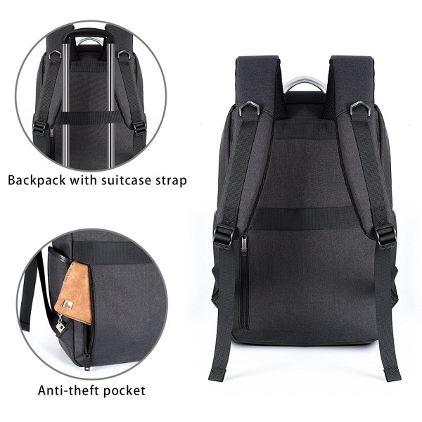 Business Backpack Resistant Computer Headphone - Black - CU189X2T8SW